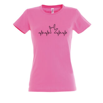 Damen T-Shirt – Herzschlag ILY