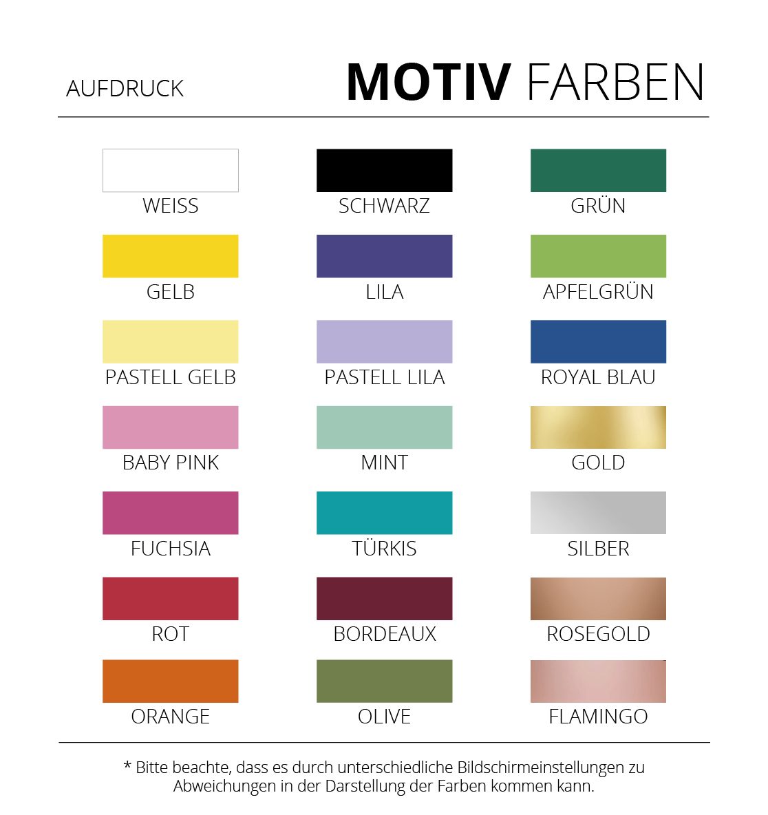 Motiv-Farben